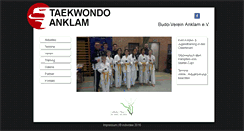 Desktop Screenshot of budo-verein-anklam.de